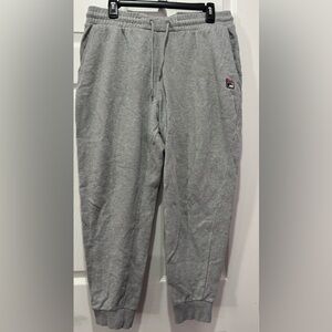 Fila Gray Women's Joggers with Logo